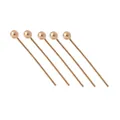 Clous à tête sphérique en cuivre doré pour la création de bijoux DIY et de boucles - Clou à Boule 30mm / Or KC