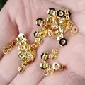 Premium gold butterfly earring backs replacements for stud earrings jewelry accessories - Plain Butterfly Style (S143S144) / 1 Piece / 18K Gold