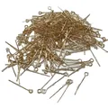 Bulk gold eye pins for DIY jewelry making and handmade beading accessory materials - 20mm (Price Per Gram) / KC Gold