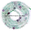 High quality natural multi-color fluorite 2mm faceted beads for DIY jewelry making, 180-190pcs - Faceted Round Bead (2mm) / 2mm (Approx 180-190pcs/Strand) / Green Fluorite