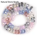 Multicolor faceted glass abacus beads for DIY jewelry making, bracelets and necklaces - 5x8mm (Approx 56 Pcs) / Colorful