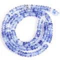 Natürliche blaue Kyanit-Abakusperlen 2x4mm für die Herstellung von feinem DIY-Schmuck - 2x4mm Abakusperlen (ca. 160 Perlen/Strang) / Blaue Wassermelone