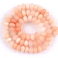 Pfirsichrosa Naturstein 2x4mm Abakus-Abstandshalter Perlen für DIY-Schmuckherstellung - 2x4mm Abakusperlen (ca. 160 Perlen/Strang) / Rosa Aventurin