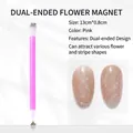 Doppelendiger Katzenaugen-Magnetstift für Blumen- und Streifen-Nagelkunst - Cat claw magnet