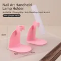 Pink portable handheld nail lamp stand holder for mini UV LED light curing tools - Pink Stand