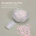 Iridescent star-shaped polarized nail glitter for DIY professional nail art decoration - Pentagram (SP-3317)