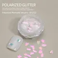 Polarized cherry blossom nail glitter flakes for DIY manicure decoration - Sakura (SP-3322)