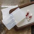 Transparante siliconen aardbeivrucht nagelvorm voor 3D-reliëf snijwerk decoratie - Aardbei Fruit Vorm