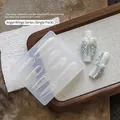 Stampo in silicone 3D per intaglio unghie con disegni a rilievo di ali d'angelo - Stampo Ala di Angelo