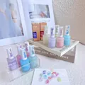 Lot de solutions de coloration aquarelle pour ongles, effets dégradés et marbrés - Collection de Solution Colorante Nuage d'Eau