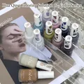 Ensemble de 12 couleurs de liquide de maculage d'ongles à l'aquarelle pour effet marbré - Collection de Solution Colorante Peinture Indigo