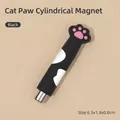 Cute black cat paw nail art magnet for cat eye gel polish effect, size 6.5x1.8x0.8cm. - Cow Print