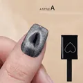 Heart-shaped magnetic tool for professional cat eye nail art gel polish effects - Heart