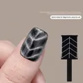 Professional nail art tool: strong leaf pattern magnet for cat-eye gel nail polish - Leaf