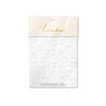 Zilveren jelly hart nagelstickers MS609 voor de professionele DIY manicure kunst - MS609 Hart Ster Maan (Zilver) / 1 Stuk/Verpakking