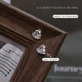 Élégant strass en zircon en forme de cœur pour nail art, taille 10x10 mm, pour décor de manucure - Strass Glacier Grand Coeur 10*10mm