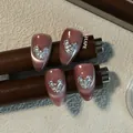 Fonkelende hartvormige strass nagelbedeltjes voor professionele DIY manicure - Hart Strass DIY Materiaal Kit Groot