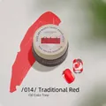 High-pigmented professional nail art oil paint glue, 014 Danji Red, 5g jar for 3D designs - 014# Vermilion Red