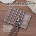 Transparent acrylic nail brush holder and palette for nail art storage - Transparent Stand (zqgj0280-) / Clear