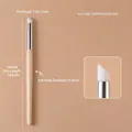 Professional wooden handle silicone nail carving pen for 3D art and powder rubbing - Deer Hoof Shape Style (zqgj0287-01)