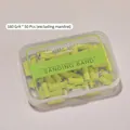 Professional 180 grit yellow nail sanding bands for drill 50 pieces in storage box - 180 Grit (50 Pieces) / Neon Yellow