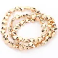 High-quality gold faceted hematite heart beads for DIY jewelry making and crafts - Faceted Heart Shape (HT0206) / 6mm (Approx. 63 Pcs) / KC Gold