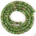Natural green imperial jasper stone spacer beads 4x2mm for DIY handmade jewelry - 4x2mm (Approx. 150 Pcs/Strand) / Green Emperor Stone