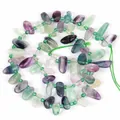 Cuentas de piedra de fluorita natural multicolor irregulares para joyería DIY 10-30mm - 1 Tira (10-30mm) / Fluorita de Colores