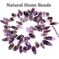 Cuentas irregulares de amatista natural púrpura de 10-30mm para joyería artesanal - 1 Pieza / Amatista