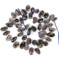 Cuentas de piedra natural azul oscuro irregulares 10-30mm joyería DIY SKU Pieza - 1 Tira (10-30mm) / Cordierita Natural