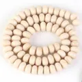 5x8mm cremeweiße Natursteine Kaiserstein Perlen für DIY-Schmuckherstellung Zubehör - 5x8mm (Ca. 70 Perlen) / Versteinertes Holz (#39)