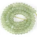 Hochwertige natürliche 5x8mm hellgrüne Steinperlen Abakusform für die Schmuckherstellung - 5x8mm (Ca. 70 Perlen) / Hellgrün (#4)