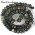 Natürliche grüne 5x8mm Steinperlen Rondell für die DIY Schmuckherstellung Zubehör - 5x8mm Abakus-Perlen (ca. 70 Stück) / #13 Stil 1