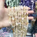 Tiras de cuentas de piedra natural de cristal amarillo irregular para accesorios de joyería DIY - 1 Hilo (Aprox. 40cm) / Citrino