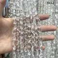 Heldere Braziliaanse witte kristallen kralen 8x12mm voor DIY sieraden maken - 8X10mm