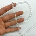 Heldere natuurlijke Braziliaanse kwartskralen voor het maken van DIY-sieraden en kettingen - 5X8 (Ongeveer 48 Stuks)