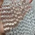 Hoogwaardige Braziliaanse witte kristallen kralen in olijfvorm voor DIY sieraden maken - Oogschone Helderheid Stijl / 8x12 (Ca. 33 Stuks) / Transparant