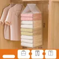 9-shelf hanging closet organizer in twilight grey for sweaters, jeans and shirts - 9 Slots / Gray