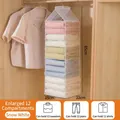 Organisateur de placard suspendu à 12 niveaux blanc neige pour vêtements et pulls - 12 Grilles / Blanc