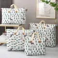 Large capacity quilt storage bags with forest deer pattern in four sizes - Deer / Medium (68x17x41cm)