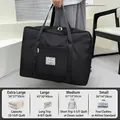 Classic black large capacity storage bag in four sizes for travel and quilts - Single Layer Small (36x14x29cm) / Classic Black