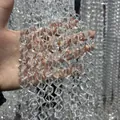 Hoogwaardige natuurlijke heldere kwarts kubus kralen voor het maken van DIY sieraden - Hele Streng 40cm / 8x8mm (Zuiver Lichaam)