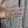 Natuurlijke Braziliaanse heldere kwarts vierkante kralen voor DIY sieraden accessoires - Hele Streng 40cm / 6x6mm (Zuiver Lichaam)