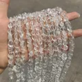 Natuurlijke Braziliaanse heldere kwarts nugget losse kralen voor DIY sieraden maken ambacht - 8X10mm (Met Insluitingen)