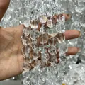 High-quality natural Brazilian clear quartz irregular faceted beads for DIY handmade jewelry - 10x14mm (Slight Inclusion) / Clear