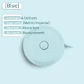 Portable blue mini retractable tape measure with metric and imperial dual scale - 1.5m / Nordic Blue