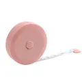 Compact pink portable mini soft tape measure for body and sewing fabric measurement - 1.5m / Nordic Pink