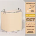 210L large capacity waterproof storage bag for quilts and clothes, striped yellow - Beige Stripes 210