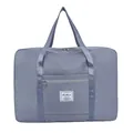 Large capacity grey waterproof travel bag for moving and school storage. - Single Layer Small (36x14x29cm) / Blue