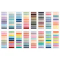 Detailansicht lichtdurchlässiger PET-Register-Tabs in Macaron-Farben für die Planung - 16 Karten Gemischt (001)